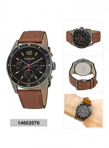 Men's Sullivan Sport Leather Chronograph Watch 14602070