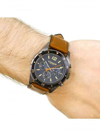 Men's Sullivan Sport Leather Chronograph Watch 14602070