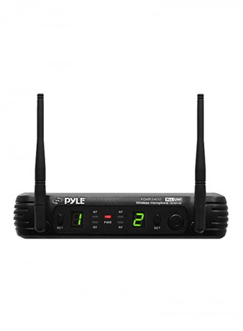8-Channel Wireless Microphone System PDWM3400 Black