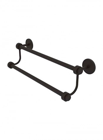 Double Towel Bar Black 18inch