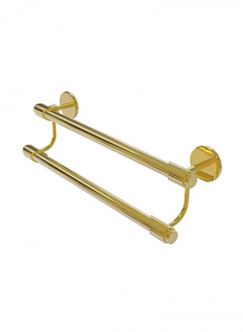 Tribecca Collection Double Towel Bar Gold 18inch