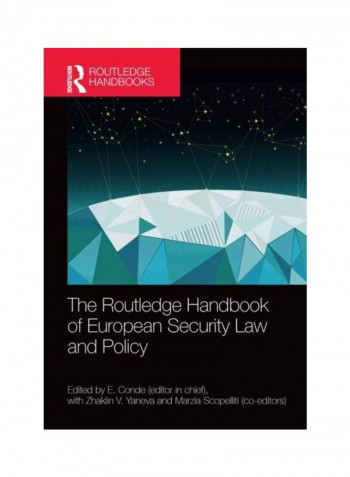 The Routledge Handbook Of European Security Law And Policy Hardcover English