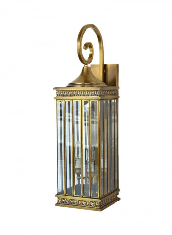 Indoor Arabic Wall Light Gold 20x60centimeter