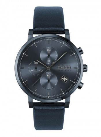 Men's Integrity Water Resistance Leather Chronograph Watch 1513778