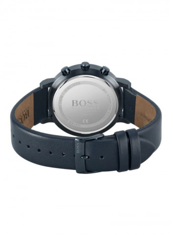 Men's Integrity Water Resistance Leather Chronograph Watch 1513778