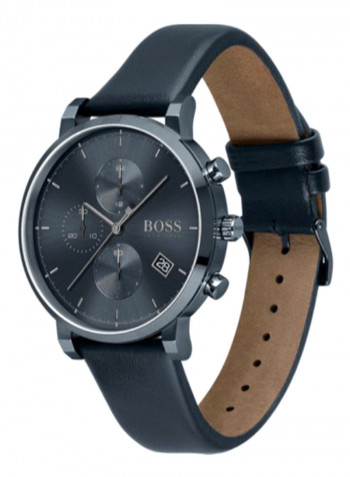 Men's Integrity Water Resistance Leather Chronograph Watch 1513778