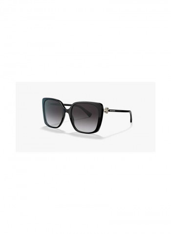 Women's Full-Rimmed Square Shape Sunglasses - Lens Size: 56 mm