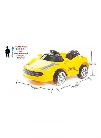 Battery Operated Sporty Car 11x39x20inch