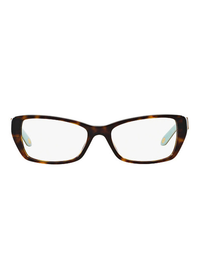 Women's Rectangular Frame Eyeglasses - Lens Size: 53 mm