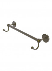 Prestige Skyline Collection Integrated Hooks Towel Bar Antique Brass 24inch