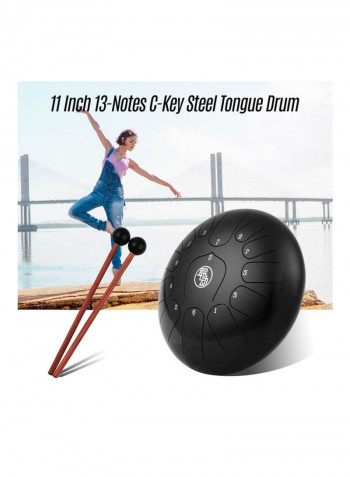 Steel Tongue Drum With 2 Mallets