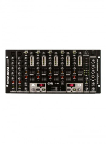 V 5-channel DJ Mixer Amplifiers/Pre-Amplifiers VMX1000USB Black