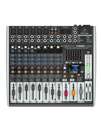 Xenyx Mixer with USB and Effects Visual Mixers X1222USB Black
