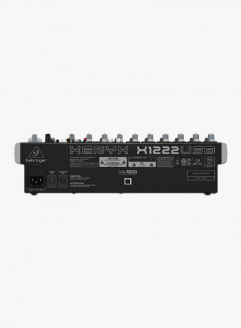 Xenyx Mixer with USB and Effects Visual Mixers X1222USB Black