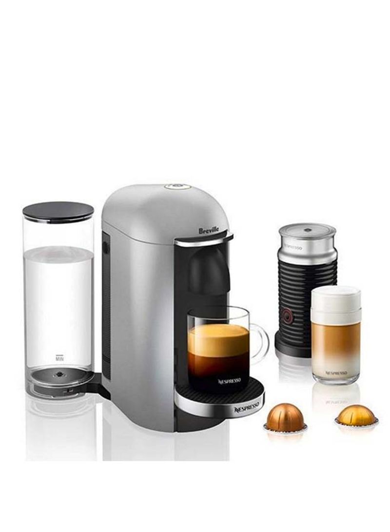 Nespresso VertuoPlus Deluxe Coffee Machine With Milk Frother 1.7 l 1300 W BNV450SIL Silver