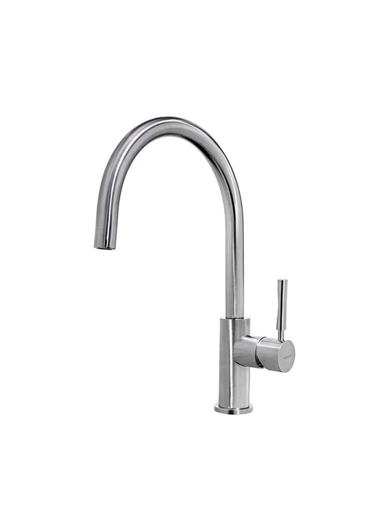 Inx 915 Stainless Steel Kitchen Tap Mixer With High Swivel Spout Silver