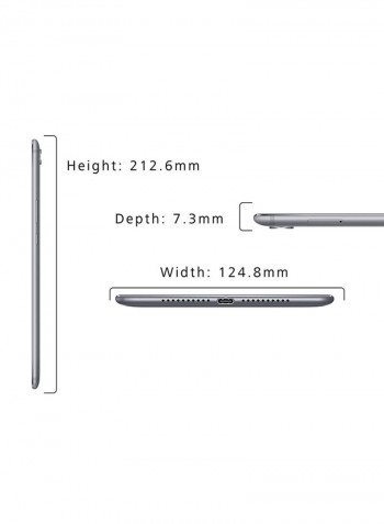 MediaPad M5 Lite 10 (2018), 10.1-inch, 32GB, 3GB RAM, Wi-Fi, 4G LTE, Space Grey