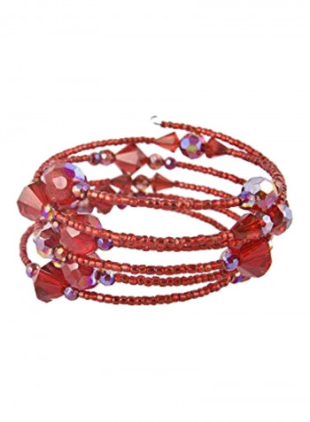 سوار سلكي مرصع بكريستال سواروفسكي "Swarovski" .