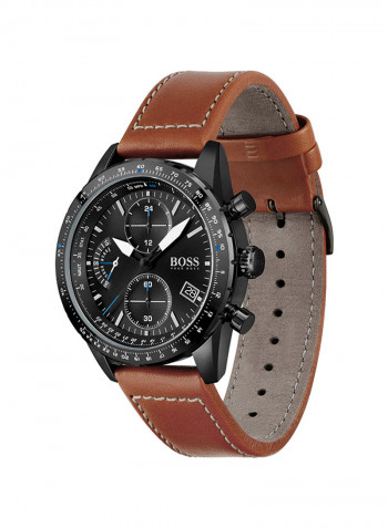 Men's Pilot Edition Chrono Black Dial Watch