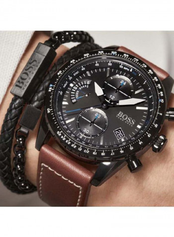 Men's Pilot Edition Chrono Black Dial Watch