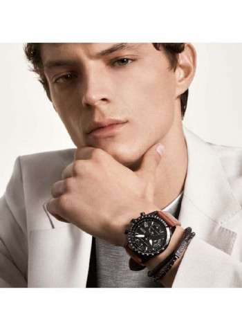 Men's Pilot Edition Chrono Black Dial Watch