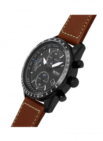 Men's Pilot Edition Chrono Black Dial Watch