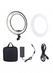 5-Piece LED Studio Ring Photography Light Kit 58.2x48.5x4.7centimeter White/Black