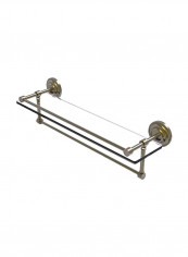 Towel Bar Glass Shelf Clear/Silver 22inch reviews Towel Bar Glass Shelf Clear/Silver 22inch