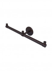 Prestige Skyline Collection 2-Arm Towel Holder Black 15.5inch