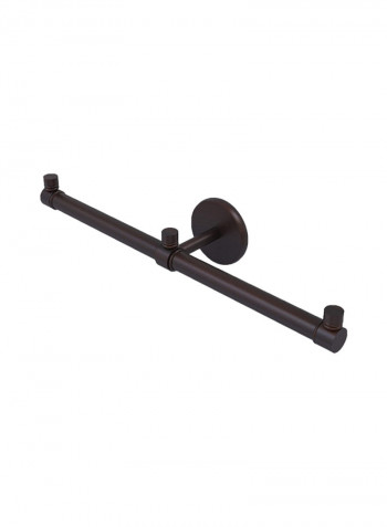 Prestige Skyline Collection 2-Arm Towel Holder Black 15.5inch