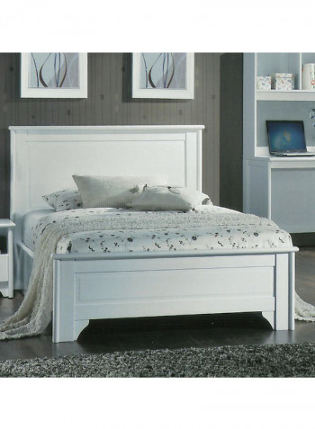 Modern Style Adria Bed White