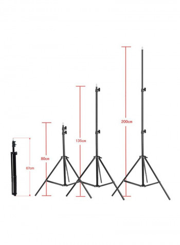 Studio Photo Lighting Kit Black/White