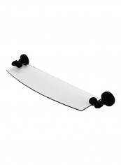 Waverly Place Glass Shelf Clear/Black 18inch reviews Waverly Place Glass Shelf Clear/Black 18inch