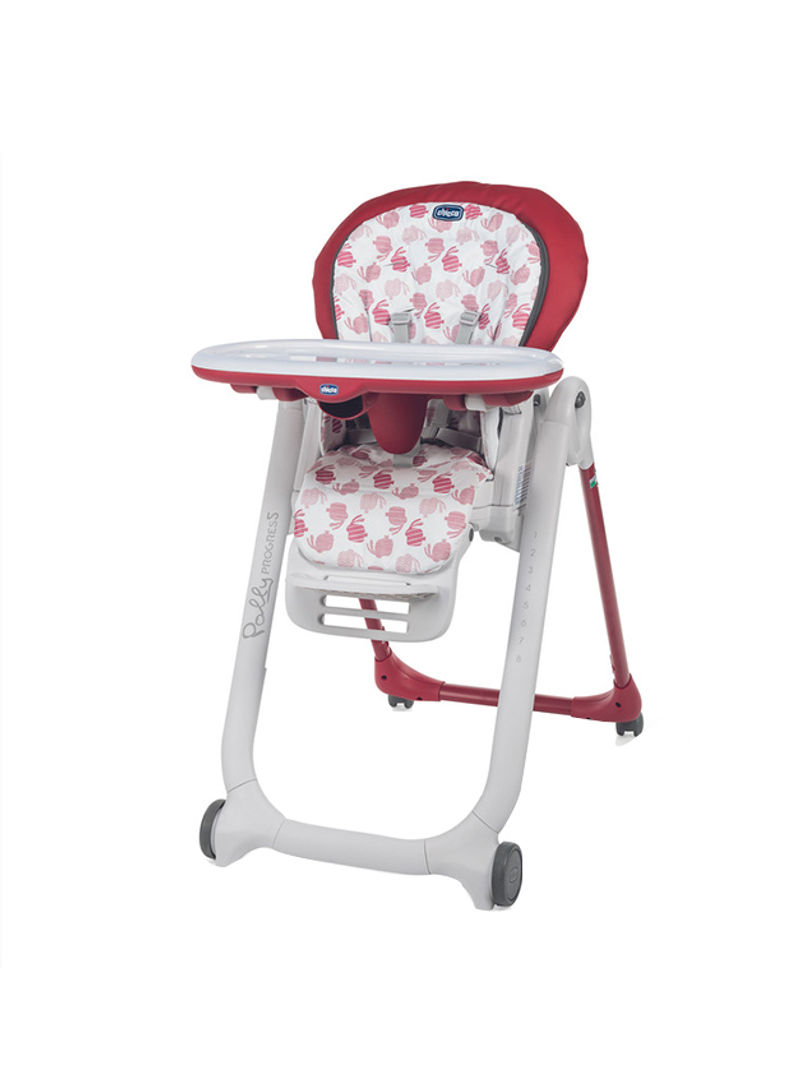 Polly Progres5 High Chair 0M-36M,  Red