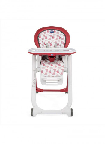 Polly Progres5 High Chair 0M-36M,  Red