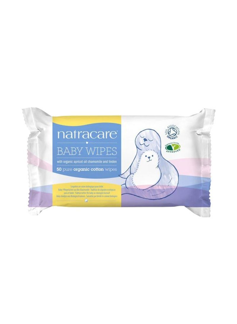 Organic Cotton Baby Wipes 12 Packs x 50 Wipes, 600 Count