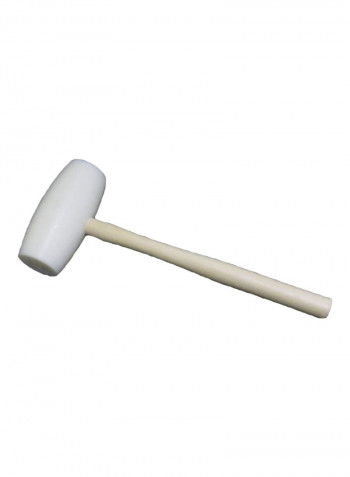 Plastic Head Meat Mallet White/Beige