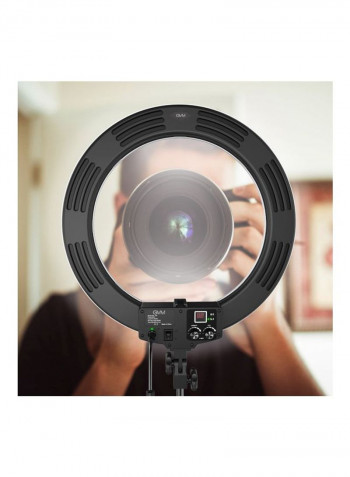 5-Piece LED Studio Ring Photography Light Kit 58.2x48.5x4.7centimeter White/Black