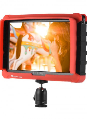 7-Inch Field Camera Monitor Red/Black