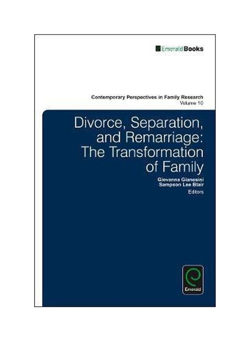 Divorce, Separation, And Remarriage: The Transformation Of Family Hardcover