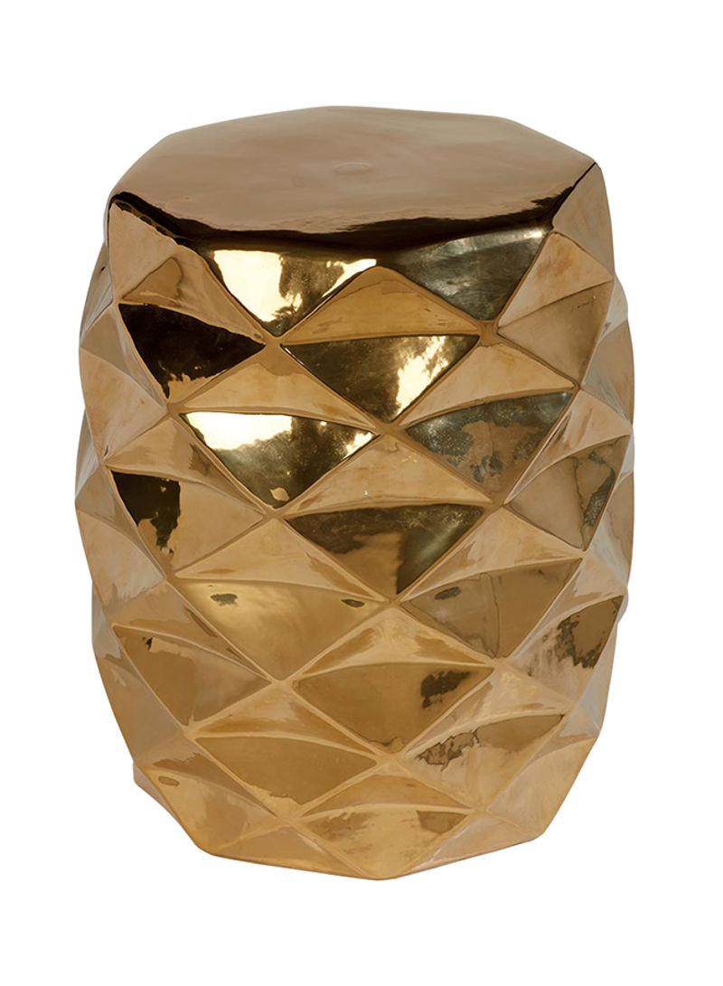 Diamond Accent Table Gold 38.1x44.45x38.1centimeter