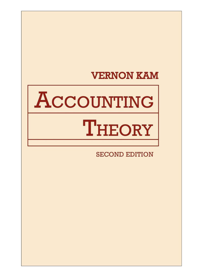 Accounting Theory Hardcover 2nd Edition