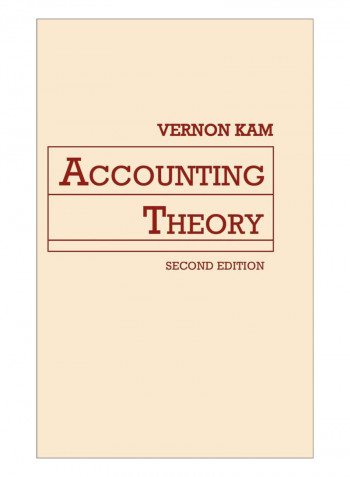 Accounting Theory Hardcover 2nd Edition