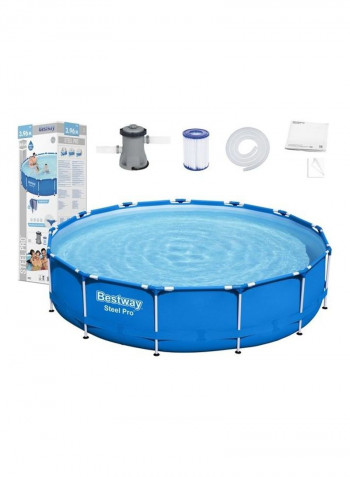 Steel Pro Pool Set 396 x 84cm