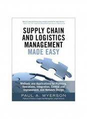 Supply Chain And Logistics Management Made Easy Hardcover English by Paul A. Myerson - 10 May 2015
