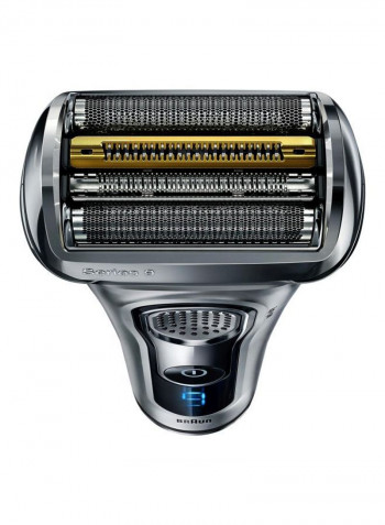 Rechargeable Wet And Dry Shaver Razor Silver/Black