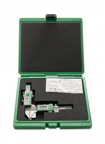 Digital Gear Tooth Caliper Green