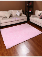 Durable Water Absorption Living Room Carpet Pink 200x300centimeter