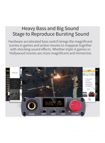 Hi-Fi Headset  Amplifier Digital Audio Terminal XD05 Black