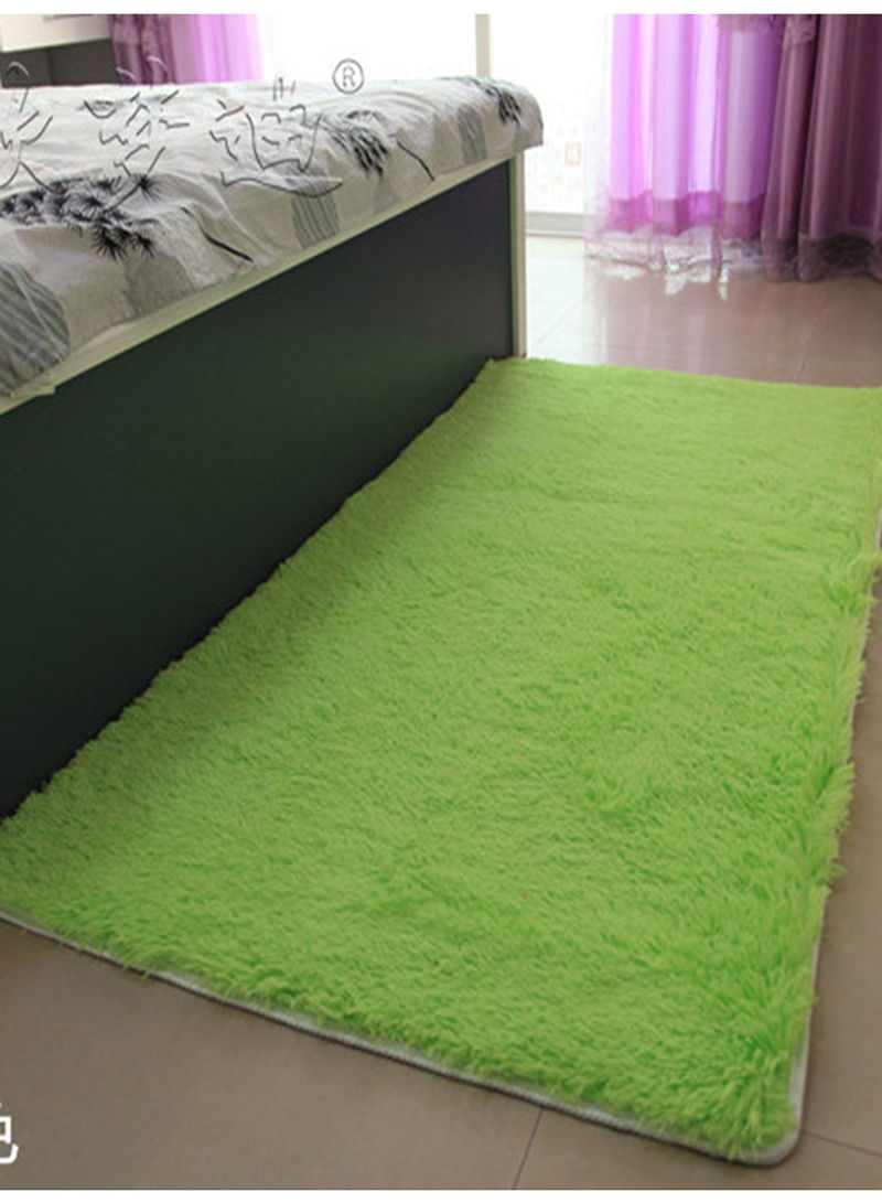 Soft Comfy Anti-Slip Water Absorption Durable Mat Green 200x300centimeter